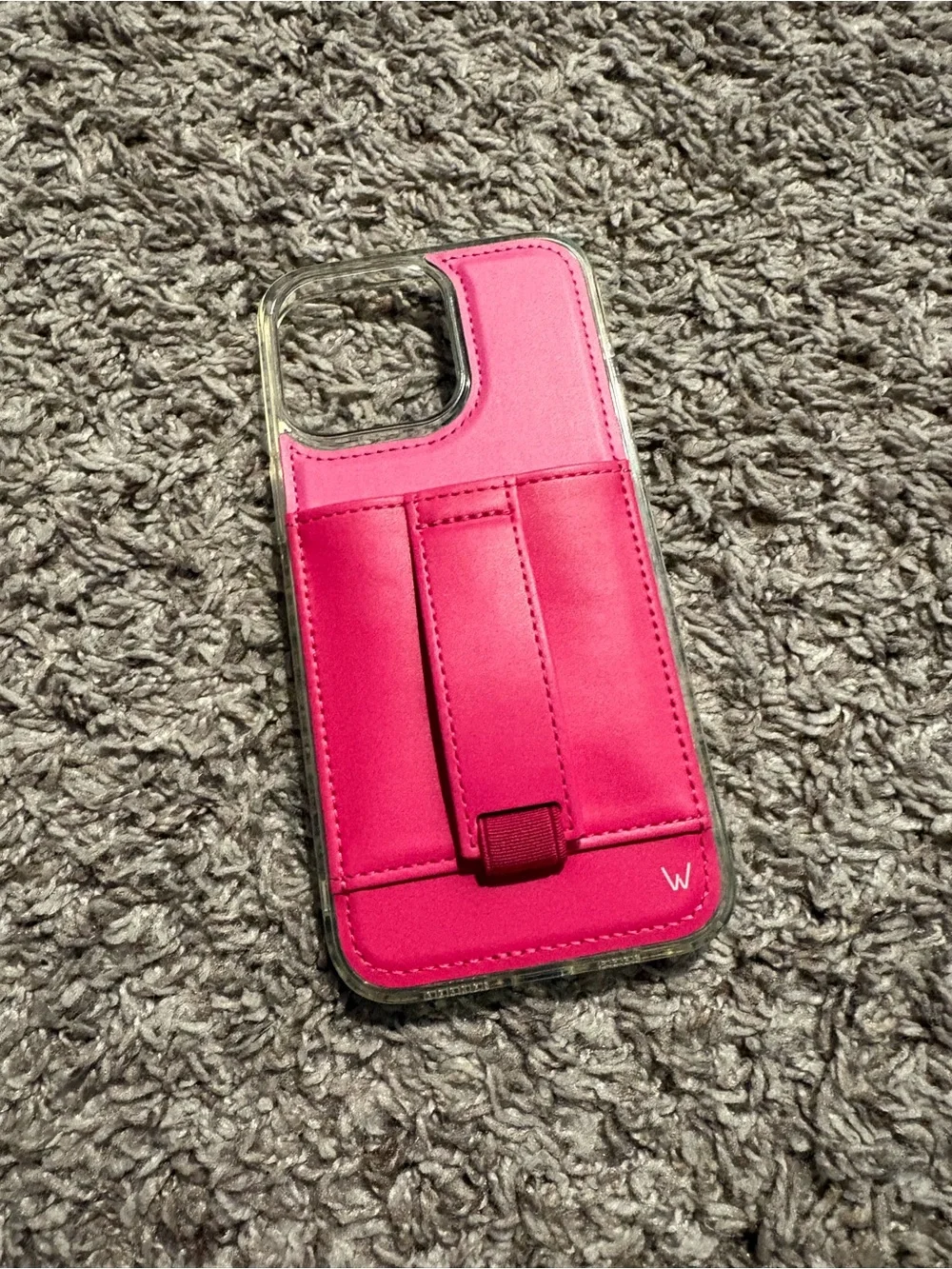 Wallis Hot Pink Wallet-Style Phone Case with Strap
